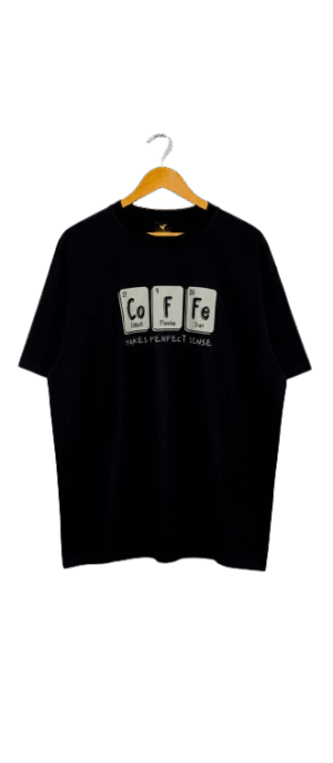 Graphite Black Crew Neck Oversized Tee