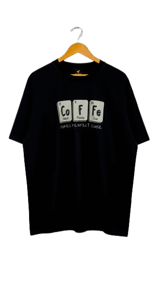 Graphite Black Crew Neck Oversized Tee